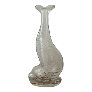 carafe bouteille en verre en forme de poisson
