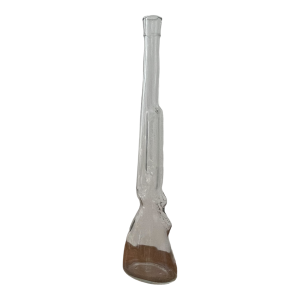 bouteille carafe fusil en verre style bouteille sujet Legras