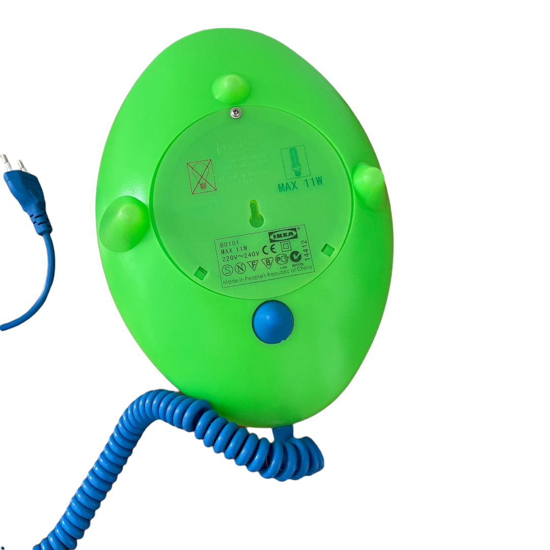 lampe ikea lov ovni verte bleu vintage