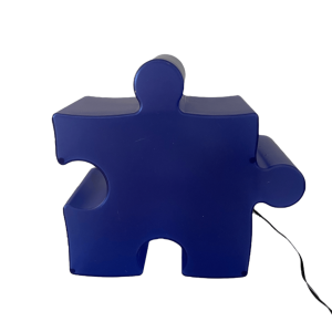lampe puzzle vintage design brocante