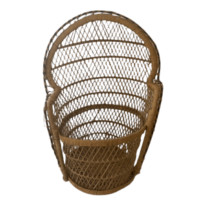 Corbeille de fruit panier osier fauteuil Emmanuelle