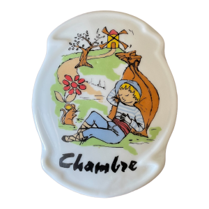 Plaque de porte en céramique