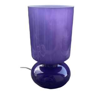 Lampe champignon en soufflé ikea vintage lykta violet