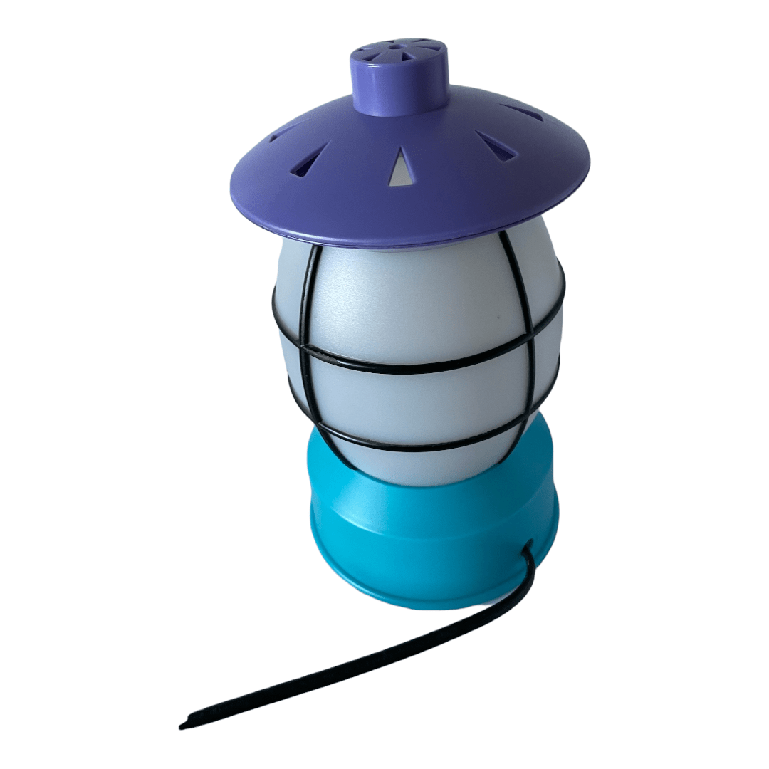 Lampe pagode Ikea Morten Kjelstrup et Allan Ostgaard bleu violet