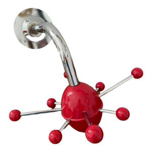 porte manteau spoutnik rouge brocante en ligne