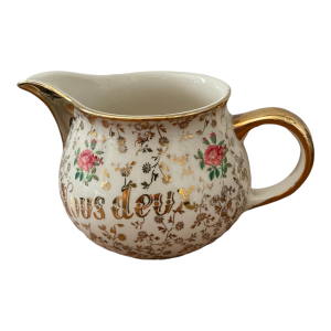 Pot à lait Villeroy Boch Nous Deux décor fleurs brocante en ligne vintage