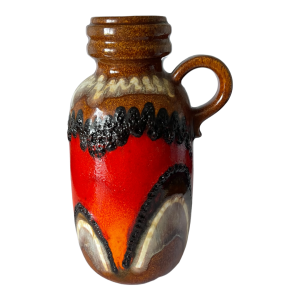 Vase céramique vintage Western Germany brocante en ligne