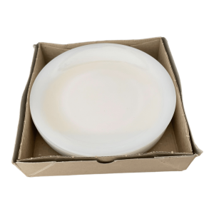 boite de 6 assiettes à dessert arcopal blanc opaline