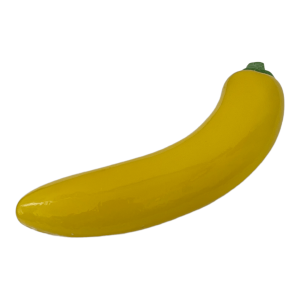 Banane en verre soufflé de Murano