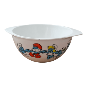 Bol mélanine Plastorex Made in France schtroumpf par Peyo 1983