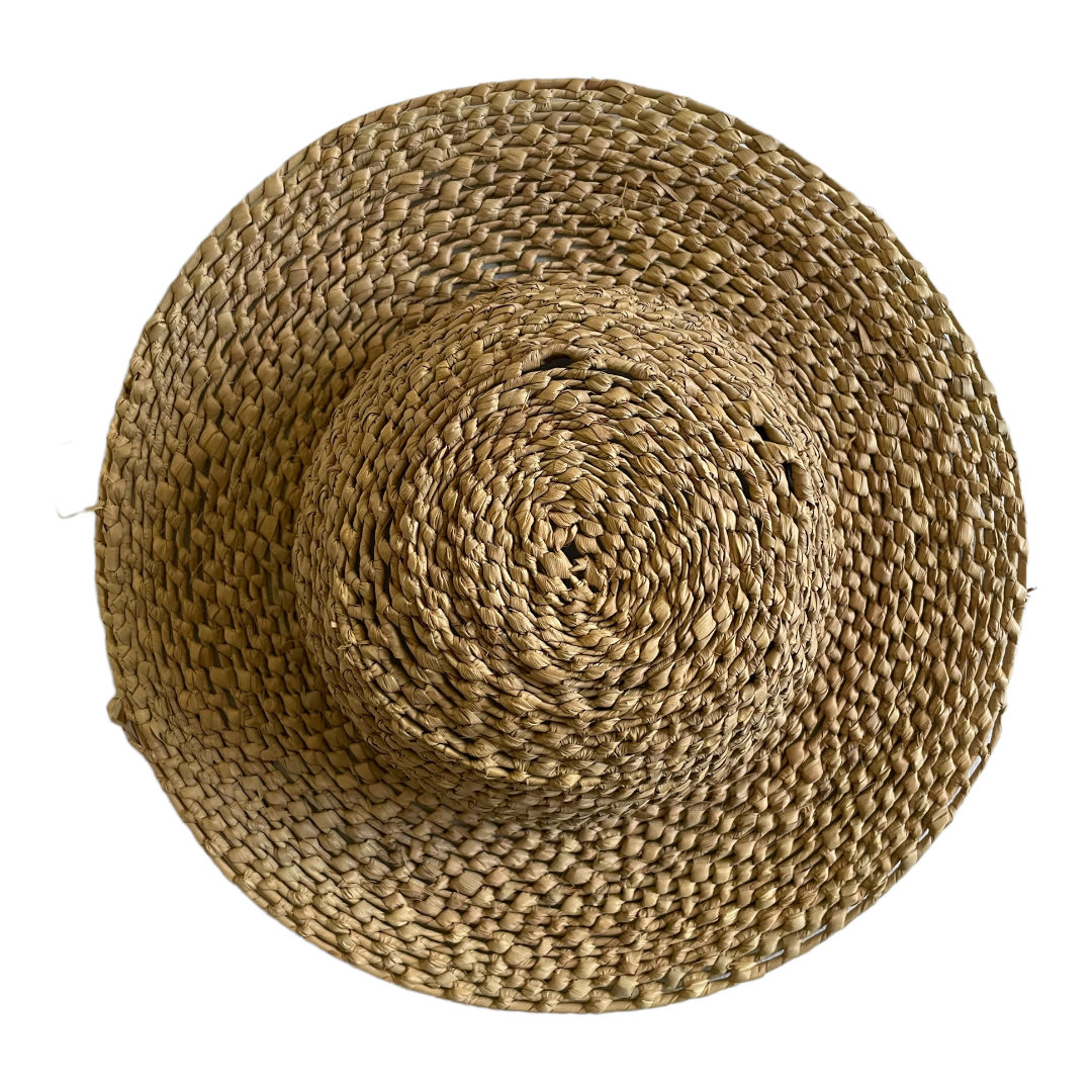 3 chapeaux anciens large bord en paille