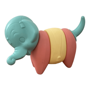 Jouet puzzle éléphant Tupperware pastel