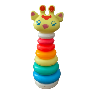 Pyramide anneaux empilables girafe jouet Educalux
