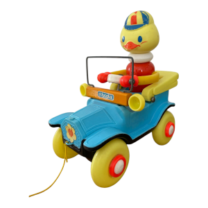 Jouet à tirer voiture vintage Educalux canard
