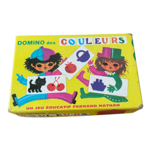 domino des couleurs jouet vintage Fernand Nathan brocante en ligne
