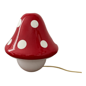 Lampe champignon Boletu Philips rouge et blanc