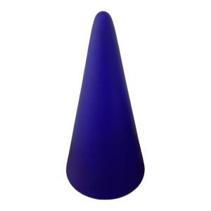 Lampe Teepee en verre bleu cobalt Habitat Conran