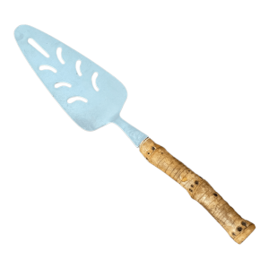 Pelle à tarte vintage inox et bambou Stainless Steel