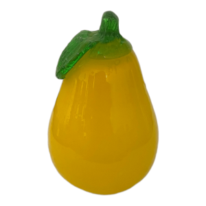 Poire en verre soufflé de Murano