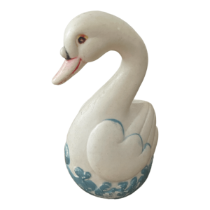 Jouet vintage Maréchal culbuto musical cygne