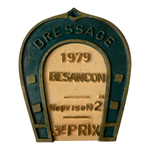 plaques trophée vintage concours hippique