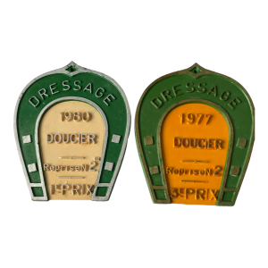 plaques trophée vintage concours hippique