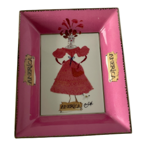 Vide poche porcelaine Christian Lacroix America vintage 90