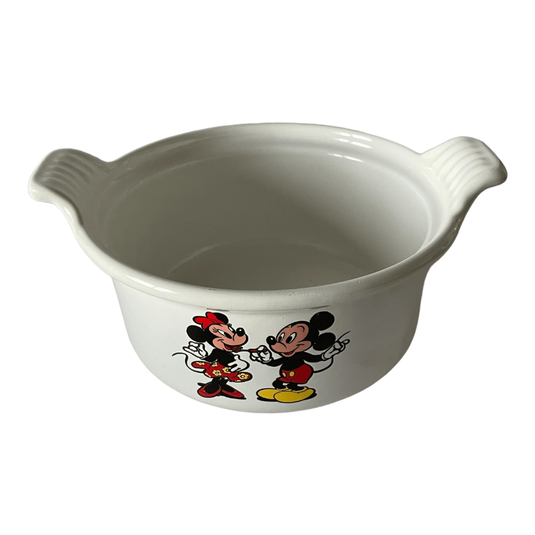 Cocotte pour fondue chocolat Le Creuset Mickey Walt Disney 1986