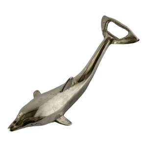 Décapsuleur vintage dauphin métal argenté