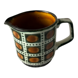Pot à lait mug Boch Belgium modèle Rambouillet carreaux