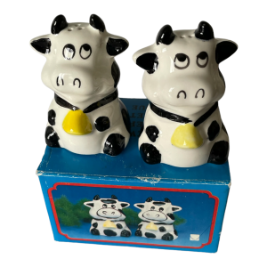 Set sel et poivre céramique Taiwan vaches