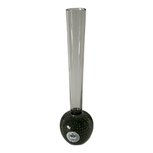 Vase soliflore en verre bullé Kastrup Holmegard Denmark