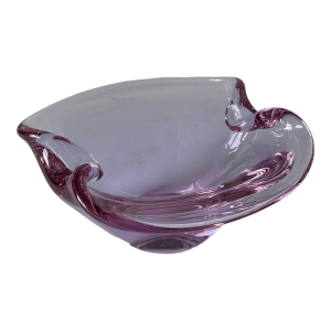 Vide poche en verre de Murano parme alexandrite