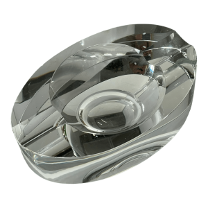 cendrier miroir vintage oval