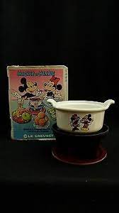 Cocotte pour fondue chocolat Le Creuset Mickey Walt Disney 1986 – Image 6