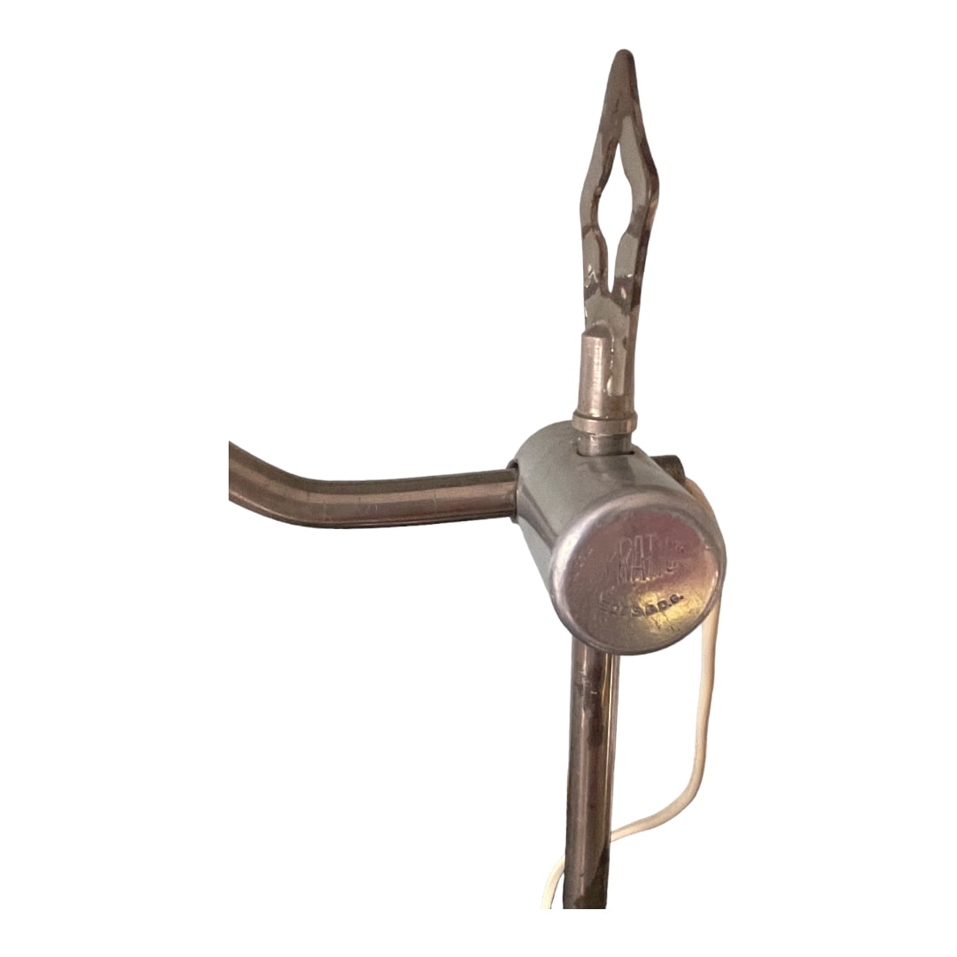 Lampe de bureau de table Pratic antique aluminium