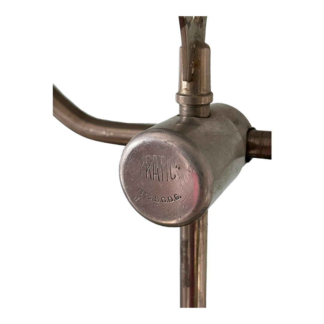 Lampe de bureau de table Pratic antique aluminium