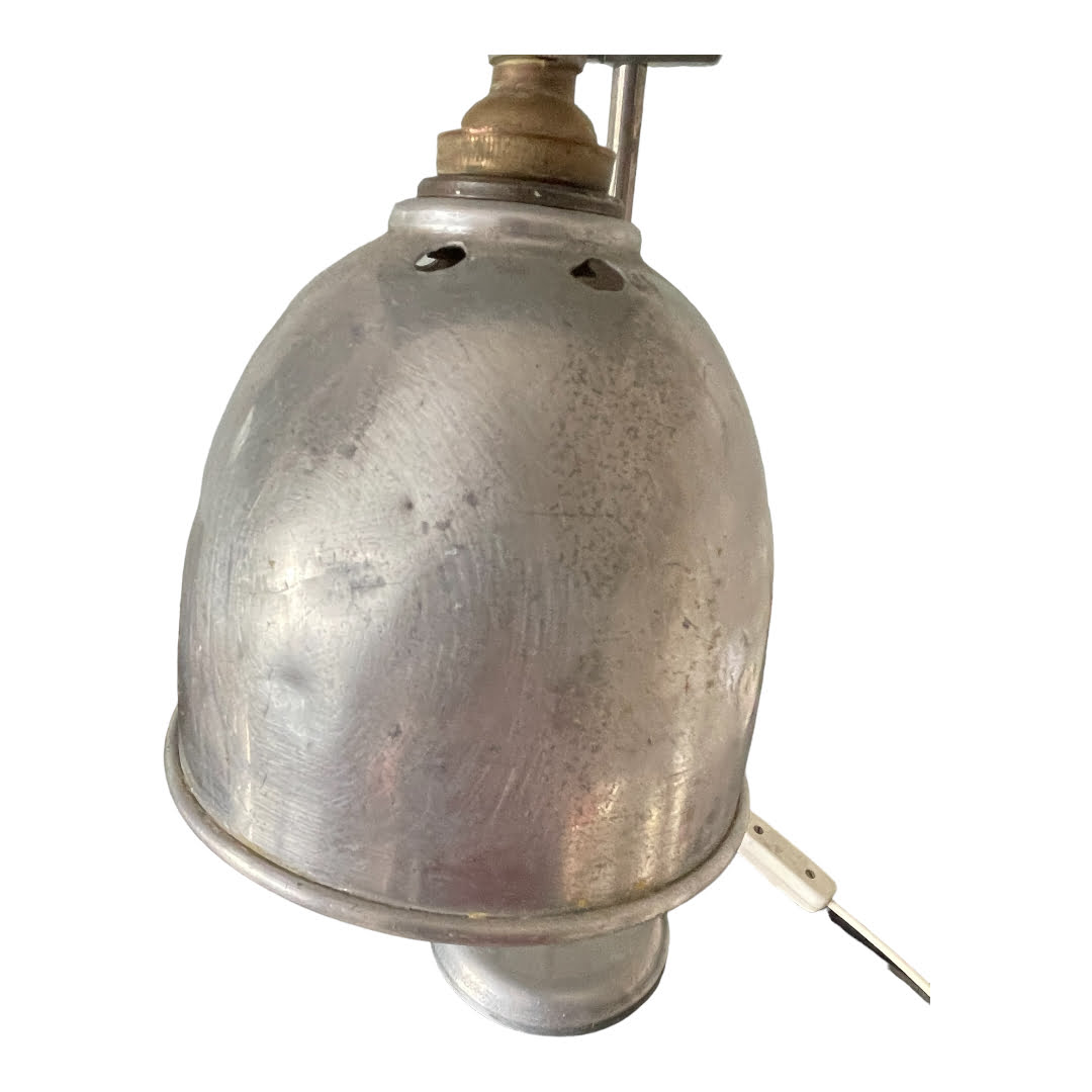 Lampe de bureau de table Pratic antique aluminium