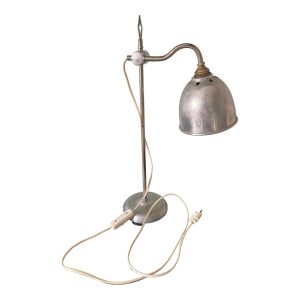Lampe de bureau de table Pratic antique aluminium