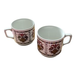 Lot de 2 mugs Tognana seventies