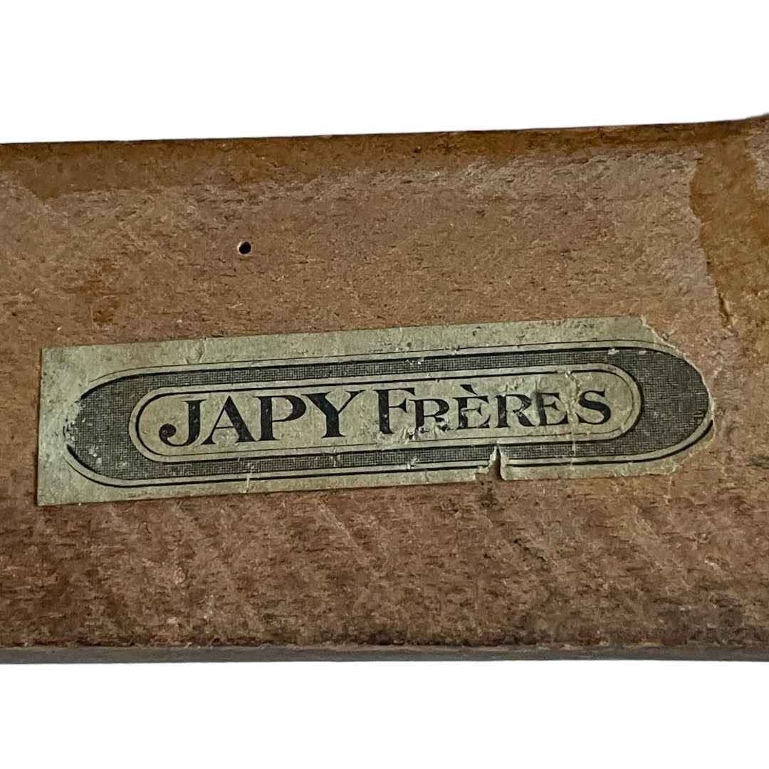 Patère porte manteau ancien mural en bois courbé Japy frères