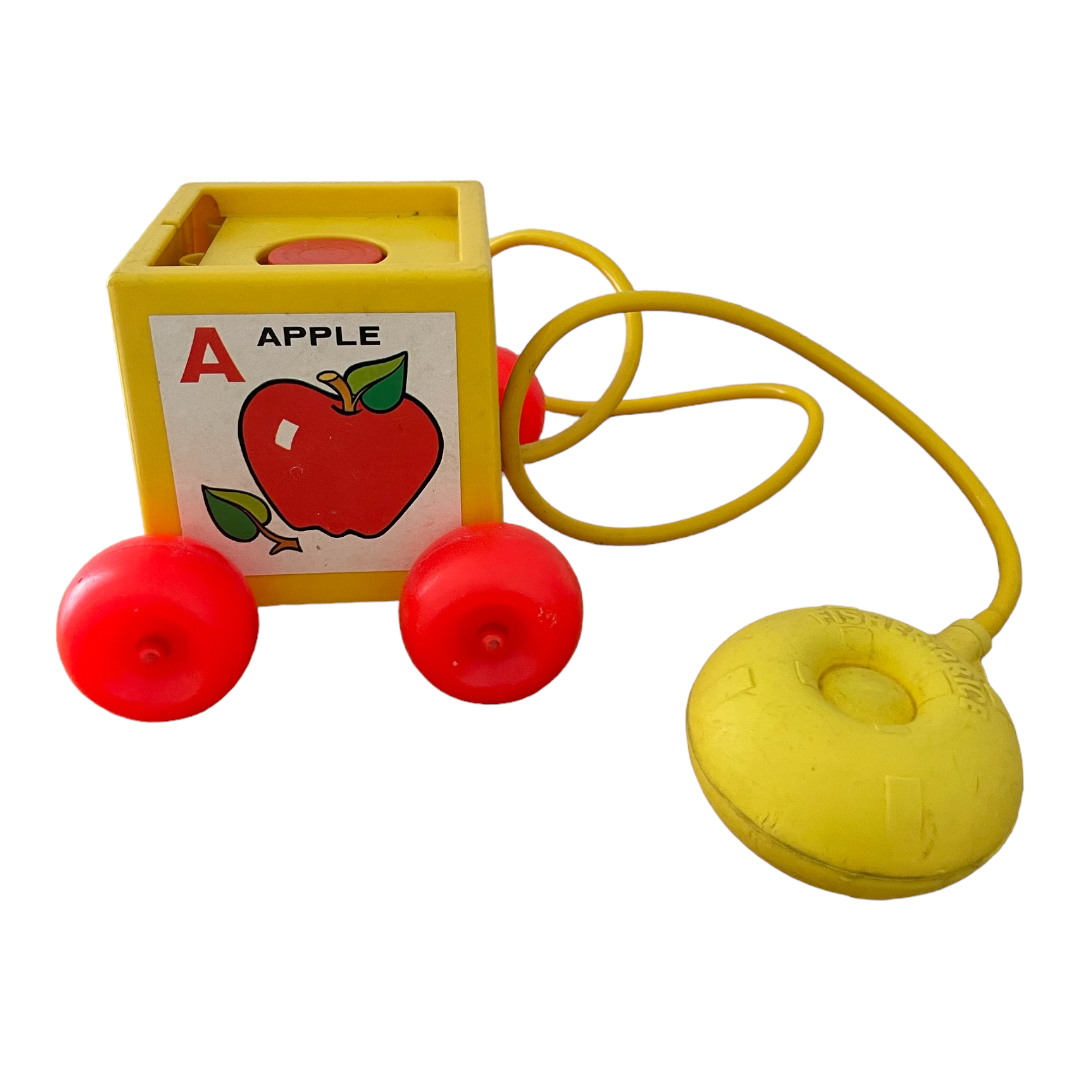 Jouet Fisher Price 760 Peek-a-Boo Block 1970 NY
