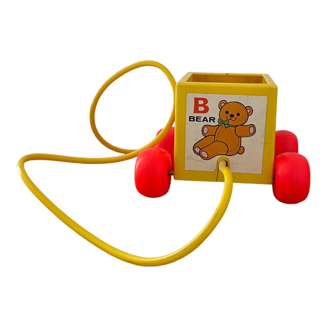 Jouet Fisher Price 760 Peek-a-Boo Block 1970 NY