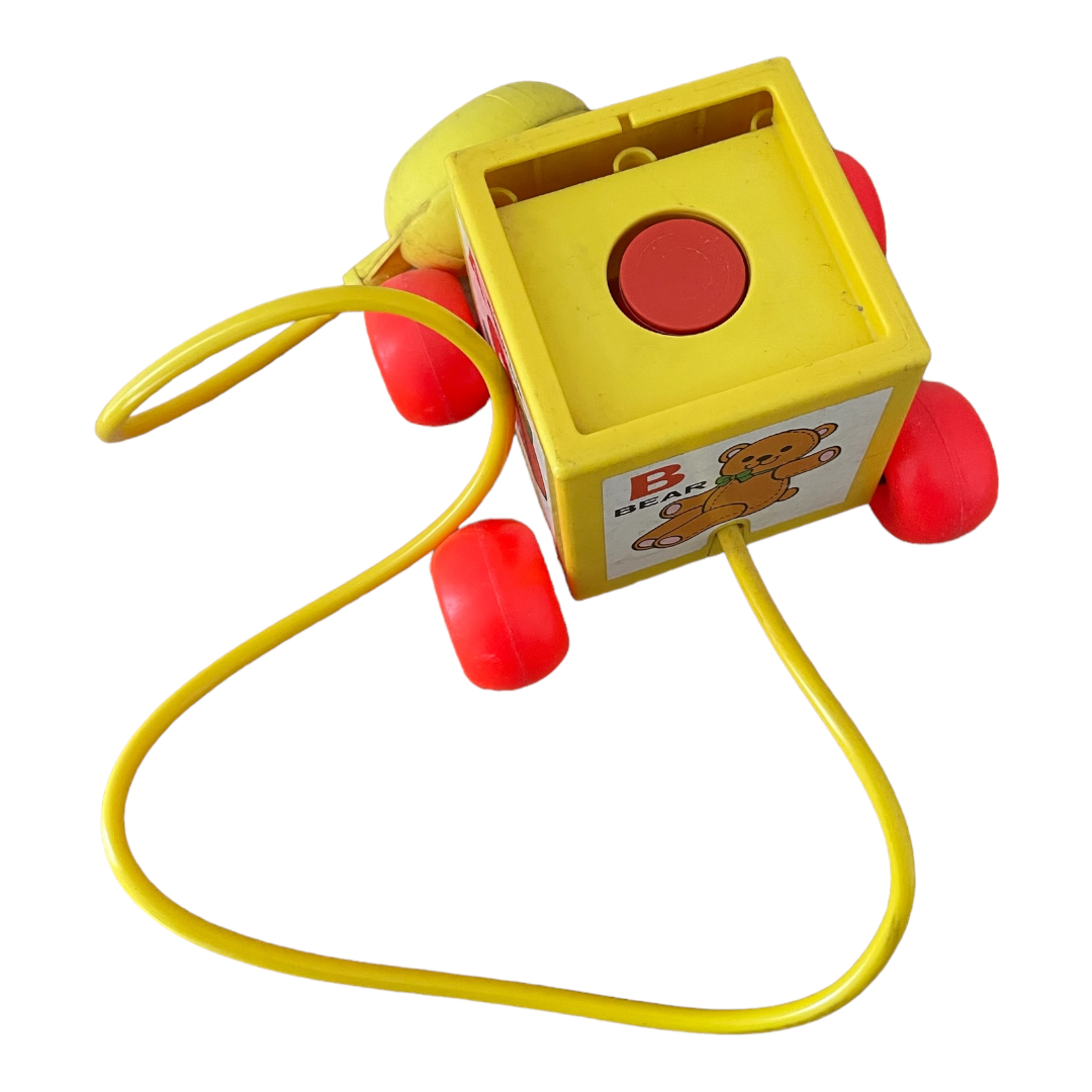 Jouet Fisher Price 760 Peek-a-Boo Block 1970 NY – Image 2
