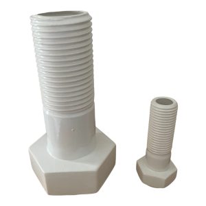 vase boulon Elpa céramique blanche