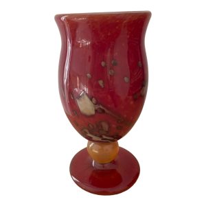 Vase en verre soufflé Jean Pierre Mateus