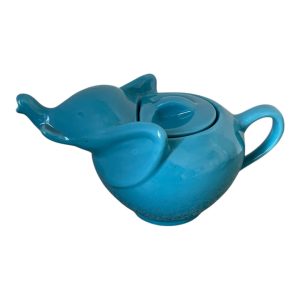 Théière éléphant turquoise petit modèle
