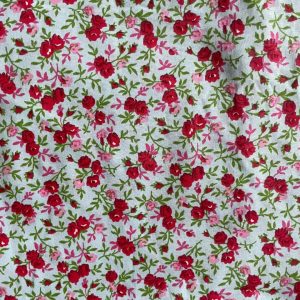 Coupon de tissu vintage tissu coton petites fleurs