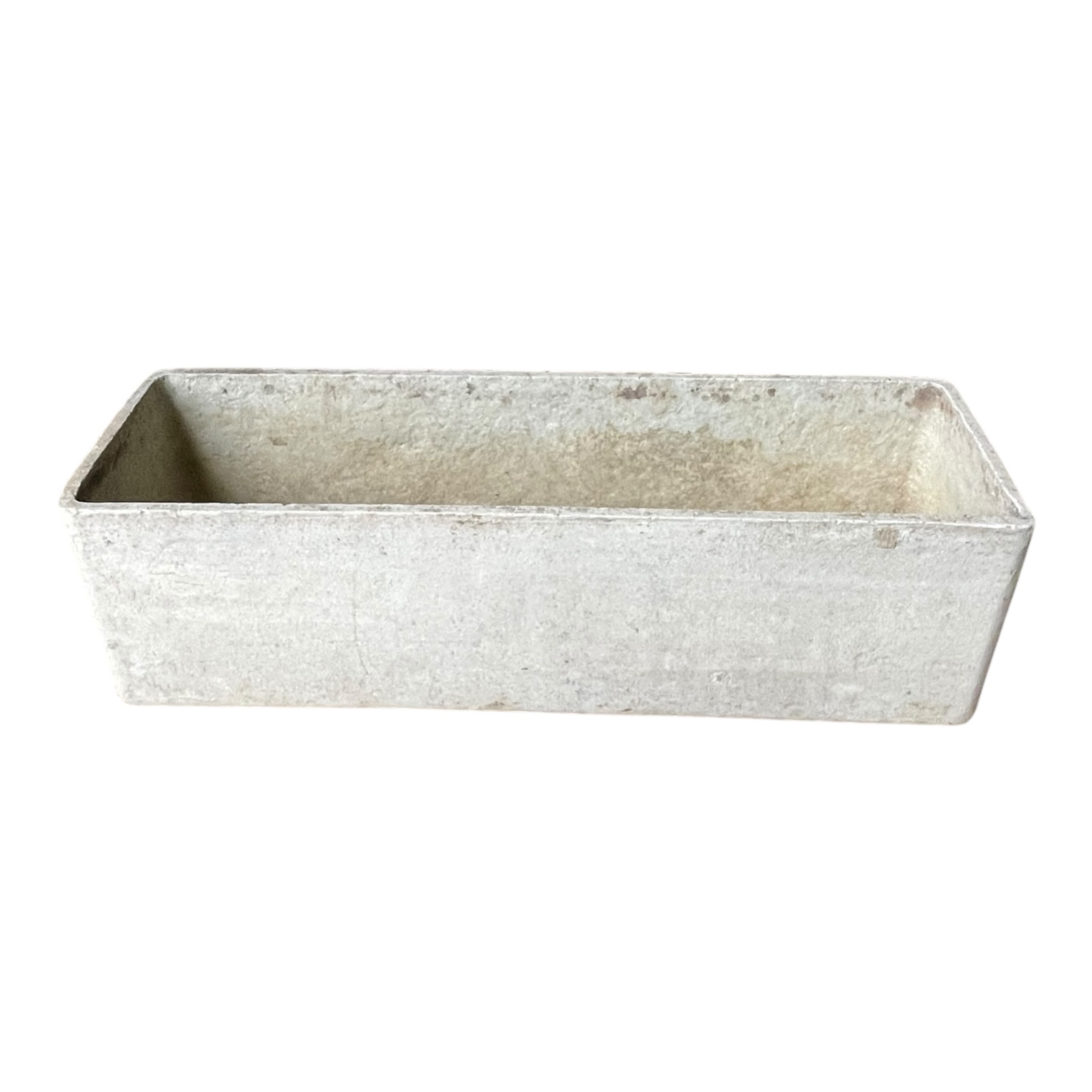 Jardinière rectangulaire Willy Gulh Eternit vintage longue