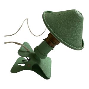 Lampe champignon à pince vert mint